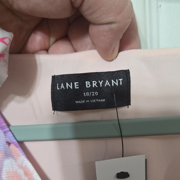 Lane Bryant Multicolor Floral Wrap Midi Dress - Picture 4 of 8